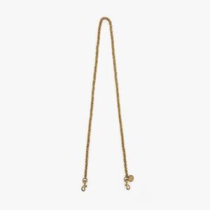 Clare V Crossbody chain strap, thick brass